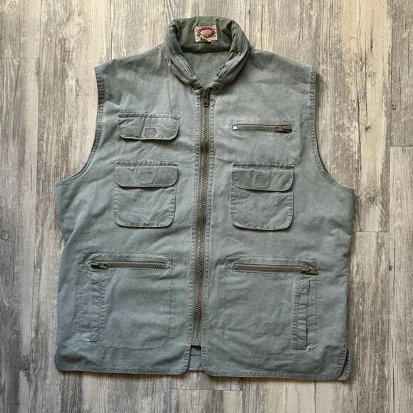 Vintage Banana Republic Hooded Sarfari Vest Size XL - Picture 1 of 6